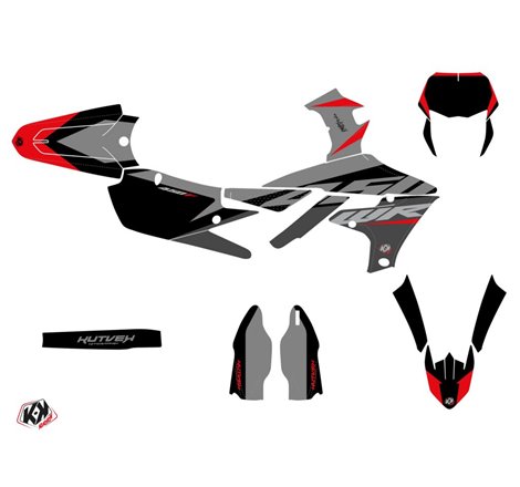 Kit Deco Moto Cross Skew Yamaha 450 WRF Rouge
