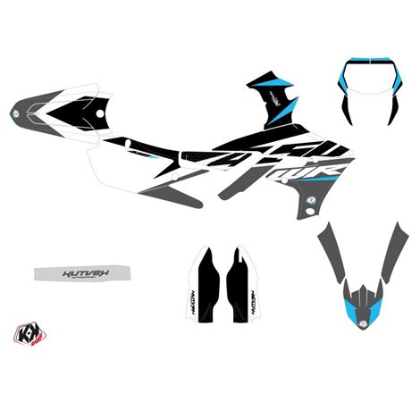 Kit Deco Moto Cross Skew Yamaha 450 WRF Gris