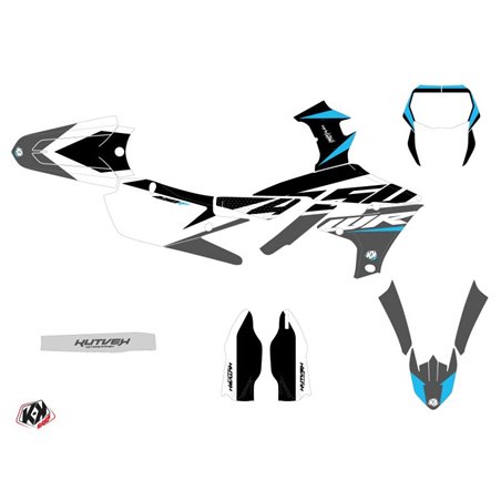 Kit Deco Moto Cross Skew Yamaha 450 WRF Gris