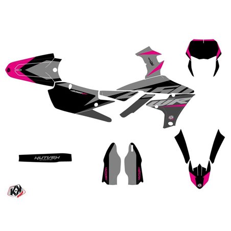 Kit Deco Moto Cross Skew Yamaha 450 WRF Rose