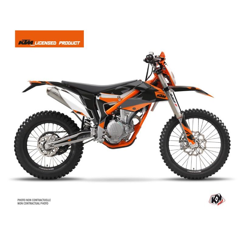 Kit Deco Moto Cross Gravity KTM 250 FREERIDE Orange