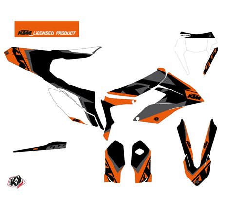 Kit Deco Moto Cross Gravity KTM 250 FREERIDE Orange