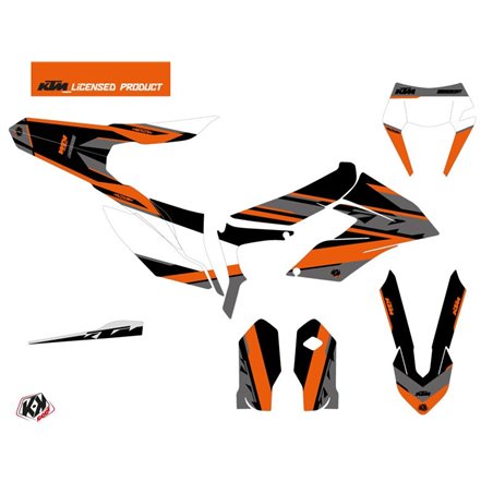 Kit Deco Moto Cross Breakout KTM 250 FREERIDE Noir Orange