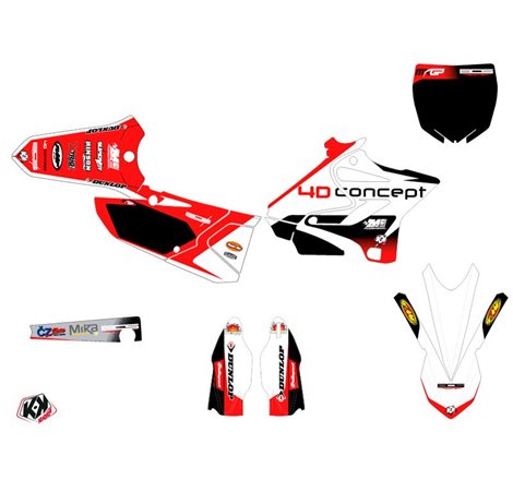 Kit Deco Moto Cross Replica BOS Yamaha 125 YZ
