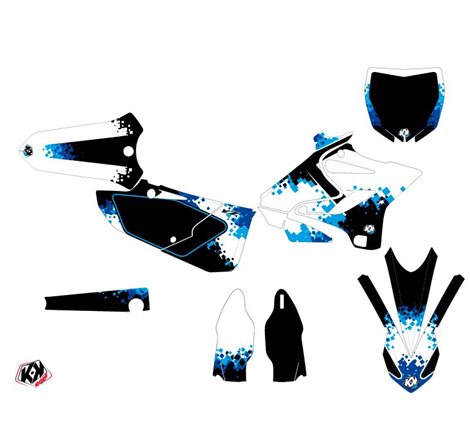 Kit Deco Moto Cross Hangtown Yamaha 125 YZ Bleu