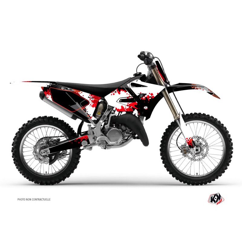 Kit Deco Moto Cross Hangtown Yamaha 125 YZ Rouge