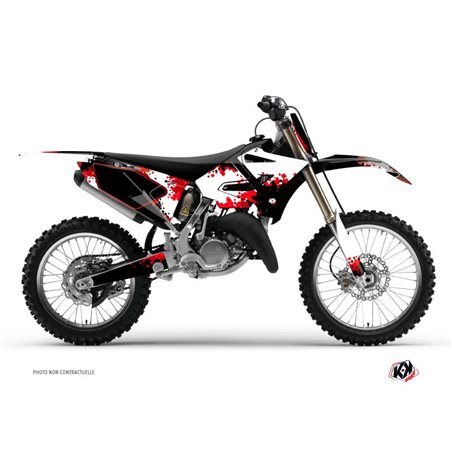 Kit Deco Moto Cross Hangtown Yamaha 125 YZ Rouge