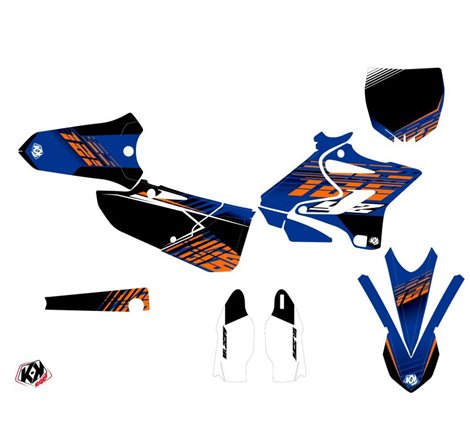 Kit Deco Moto Cross Flow Yamaha 125 YZ Orange