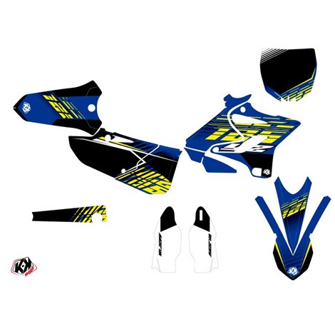 Kit Deco Moto Cross Flow Yamaha 125 YZ Jaune