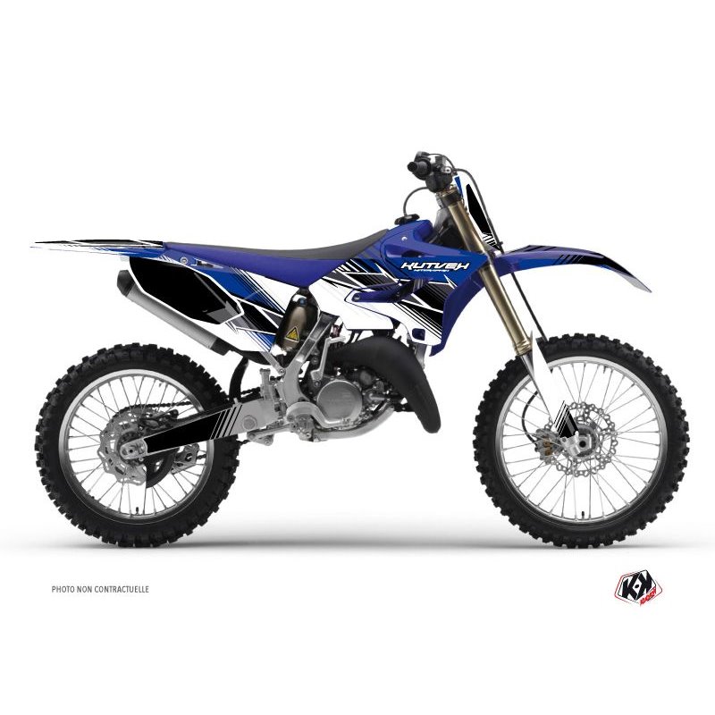 Kit Deco Moto Cross Stripe Yamaha 125 YZ Bleu
