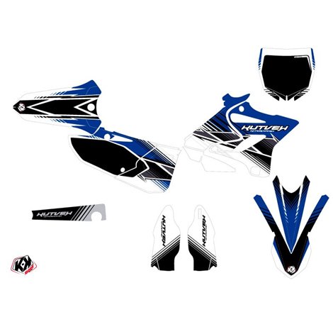 Kit Deco Moto Cross Stripe Yamaha 125 YZ Bleu