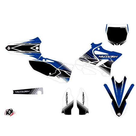 Kit Deco Moto Cross Stripe Yamaha 125 YZ Bleu