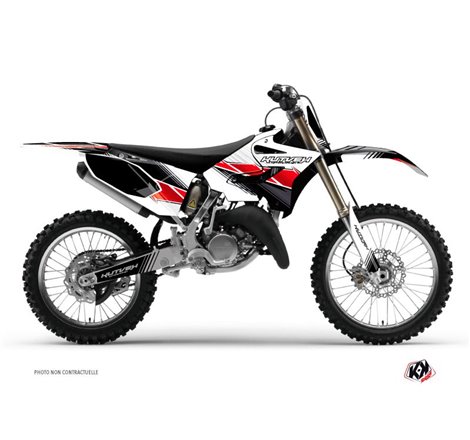 Kit Deco Moto Cross Stripe Yamaha 125 YZ Rouge