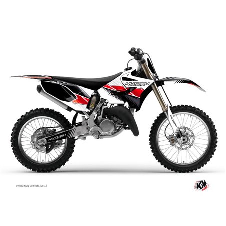 Kit Deco Moto Cross Stripe Yamaha 125 YZ Rouge