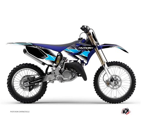 Kit Deco Moto Cross Stripe Yamaha 125 YZ Noir