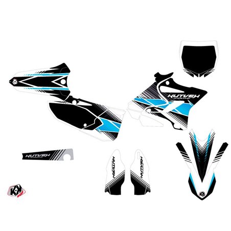 Kit Deco Moto Cross Stripe Yamaha 125 YZ Noir