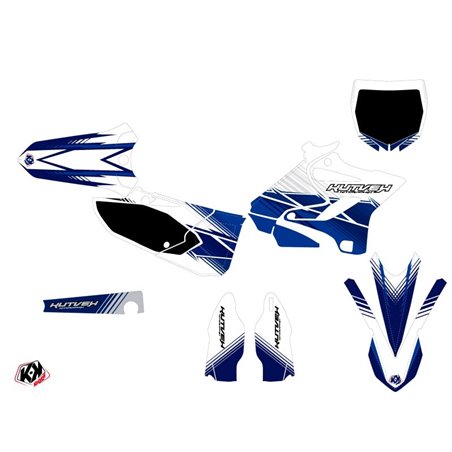 Kit Deco Moto Cross Stripe Yamaha 125 YZ Bleu Nuit