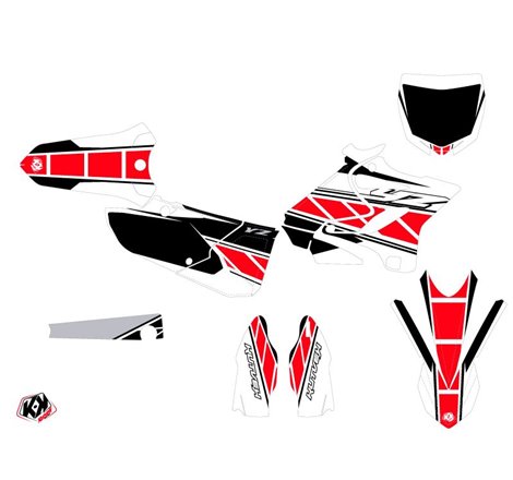 Kit Deco Moto Cross Replica Yamaha 125 YZ Rouge