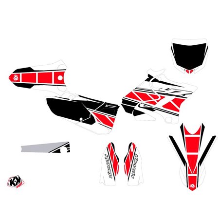 Kit Deco Moto Cross Replica Yamaha 125 YZ Rouge