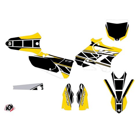Kit Deco Moto Cross Replica Yamaha 125 YZ Jaune