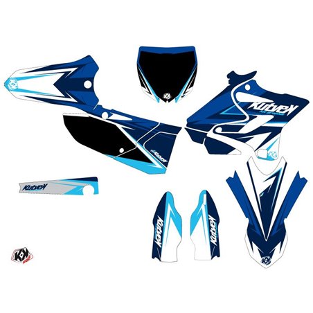 Kit Deco Moto Cross Stage Yamaha 125 YZ Bleu