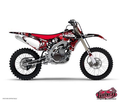 Kit Deco Moto Cross Freegun Yamaha 125 YZ Rouge