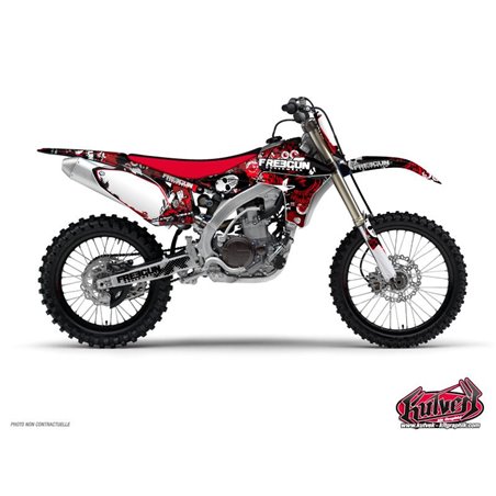Kit Deco Moto Cross Freegun Yamaha 125 YZ Rouge