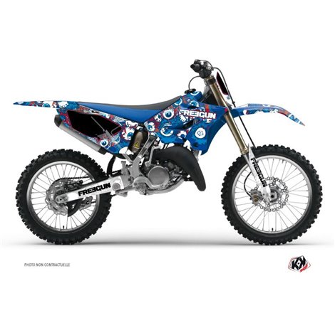 Kit Deco Moto Cross Freegun Eyed Yamaha 125 YZ Rouge
