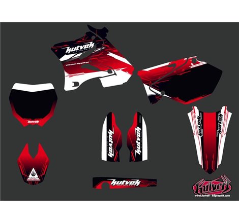 Kit Deco Moto Cross Slider Yamaha 125 YZ Rouge