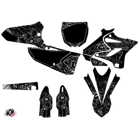 Kit Deco Moto Cross Zombies Dark Yamaha 125 YZ Noir
