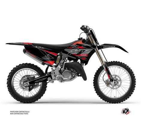 Kit Deco Moto Cross Outline Yamaha 125 YZ Rouge