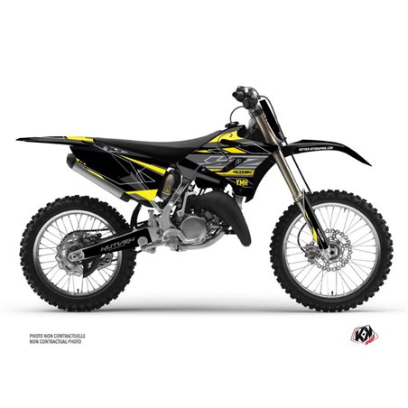 Kit Deco Moto Cross Outline Yamaha 125 YZ Jaune
