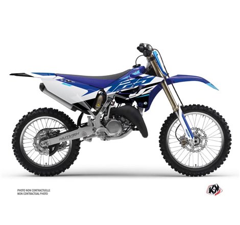 Kit Deco Moto Cross Skew Yamaha 125 YZ Bleu
