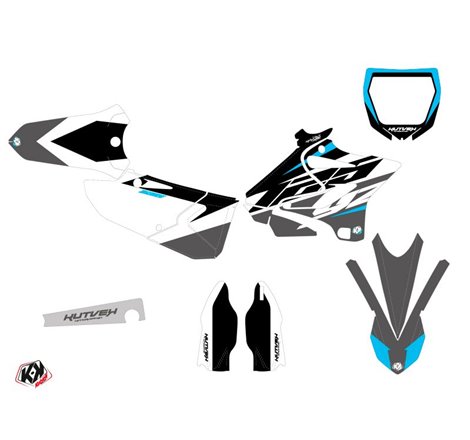Kit Deco Moto Cross Skew Yamaha 125 YZ Gris