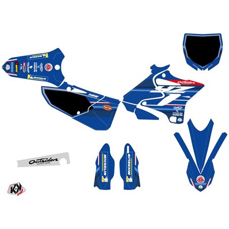 Kit Deco Moto Cross Replica Team Outsiders K21 Yamaha 125 YZ