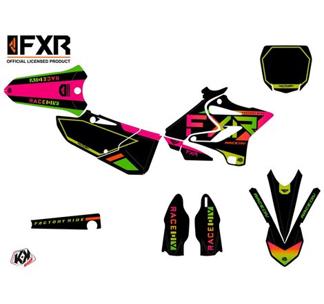 Kit Deco Moto Cross FXR N2 Yamaha 125 YZ Colors
