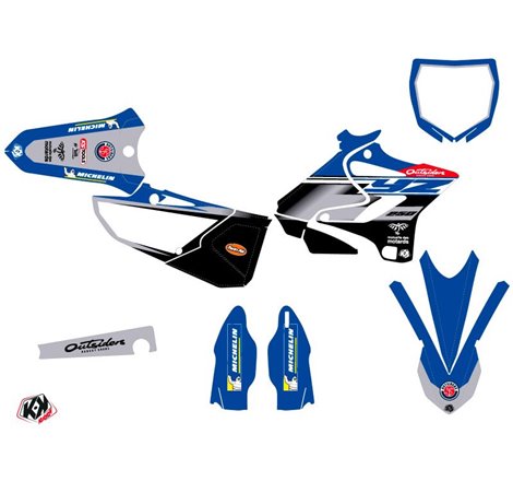 Kit Deco Moto Cross Replica Team Outsiders 2020 Yamaha 250 YZ