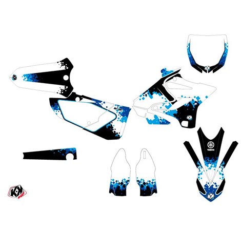 Kit Deco Moto Cross Hangtown Yamaha 250 YZ Bleu