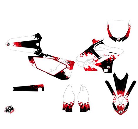 Kit Deco Moto Cross Hangtown Yamaha 250 YZ Rouge