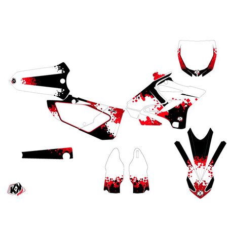 Kit Deco Moto Cross Hangtown Yamaha 250 YZ Rouge