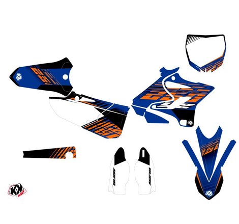 Kit Deco Moto Cross Flow Yamaha 250 YZ Orange