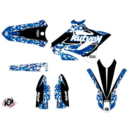 Kit Deco Moto Cross Predator Yamaha 250 YZ Bleu LIGHT