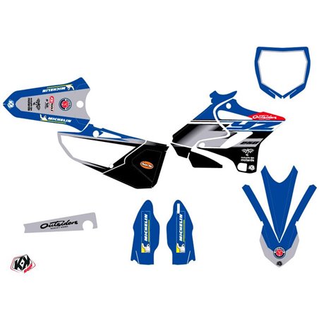 Kit Deco Moto Cross Replica Team Outsiders 2020 Yamaha 250 YZ