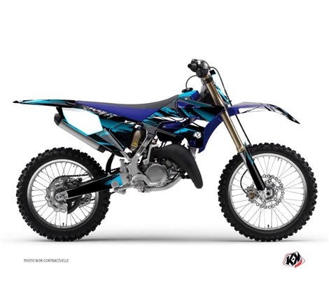 Kit Deco Moto Cross Techno Yamaha 250 YZ Bleu