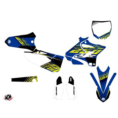 Kit Deco Moto Cross Flow Yamaha 250 YZ Jaune