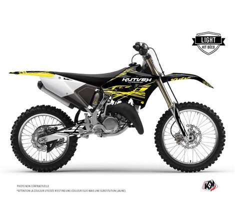 Kit Deco Moto Cross Eraser Fluo Yamaha 250 YZ Jaune LIGHT