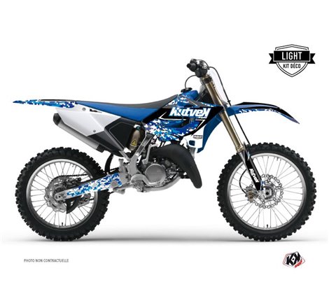 Kit Deco Moto Cross Predator Yamaha 250 YZ Bleu LIGHT