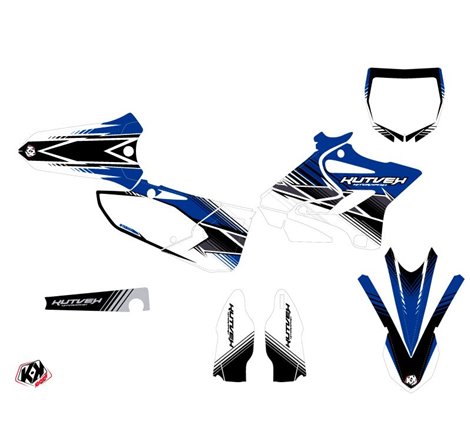 Kit Deco Moto Cross Stripe Yamaha 250 YZ Bleu