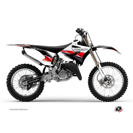 Kit Deco Moto Cross Stripe Yamaha 250 YZ Rouge