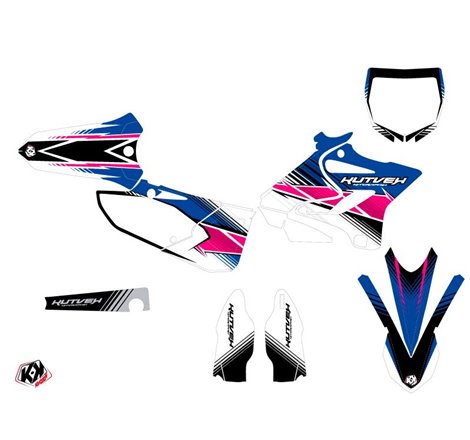 Kit Deco Moto Cross Stripe Yamaha 250 YZ Rose